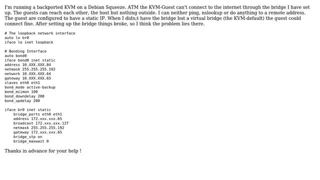 DevOps & SysAdmins: KVM-Guests can't get past bridge - no internet connection (3 Solutions!!) смотреть онлайн