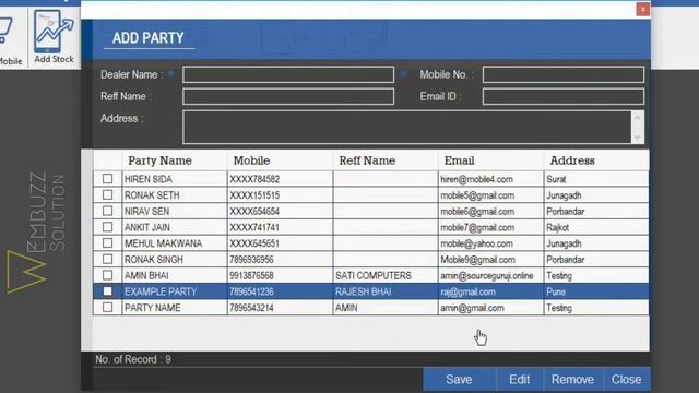 Mobile Shop Management System Demo | 2. Add Party Master | C# Visual Studio 2012 смотреть онлайн
