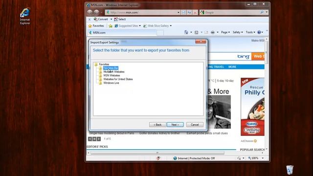 Saving Your Favorites in Internet Explorer 8 смотреть онлайн