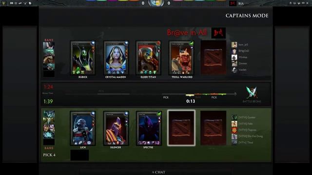 [Novo Dota] ViTVi Vs Brave In All [1] - 1 / 3