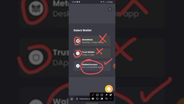 Solving trust wallet registration problem #metaforce# @trustwallet# смотреть онлайн