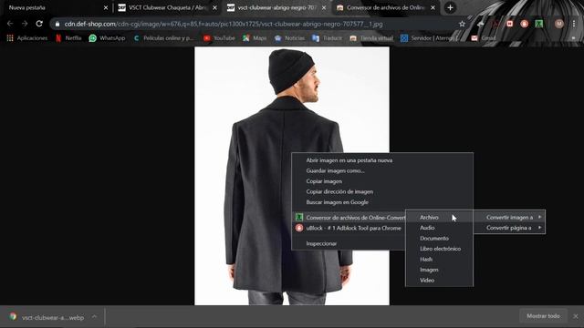 Guardar imágenes WEBP cómo JPG / sin instalar ningún programa. смотреть онлайн