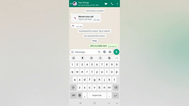 How To Send 𝘪𝘵𝘢𝘭𝘪𝘤 & 𝐁𝐨𝐥𝐝 Text in WhatsApp Latest Version ✔️ смотреть онлайн