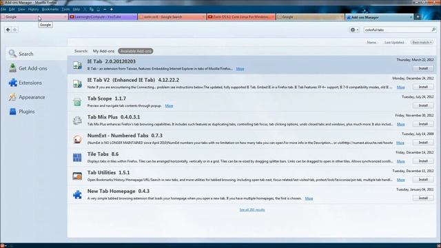 Firefox Add-On Colorful Tabs: Easily Distinguish Between Tabs смотреть онлайн