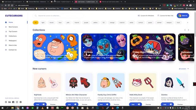 Install Custom Cute Cursors In Your Google Chrome PC