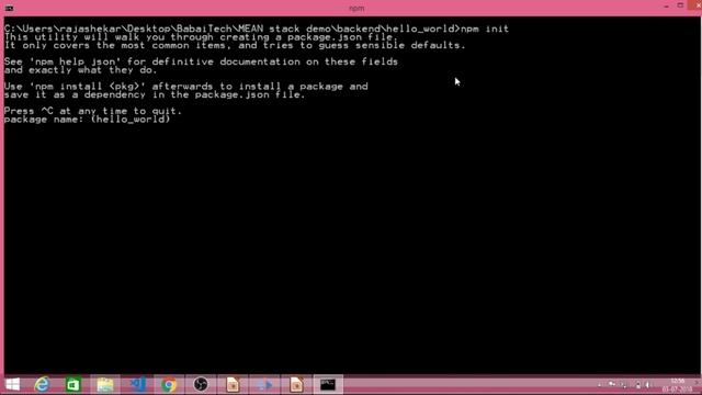 Nodejs INTRO and Hello world program || Babai Tech || MEAN stack || Part 2 смотреть онлайн