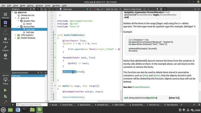 6. qDeleteAll with QLists смотреть онлайн