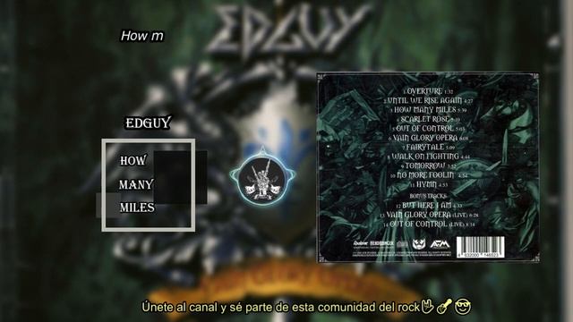 Edguy - How Many Miles with Lyrics / Con Letras #music #rockstar #rock смотреть онлайн