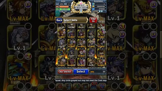 Brave Frontier - Global Arena/Colosseum Gameplay смотреть онлайн
