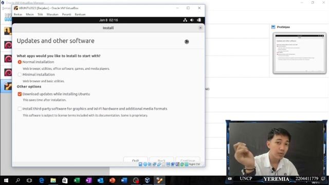 Proses Install Linux (Ubuntu) pada Virtual box @yerry__solusi смотреть онлайн