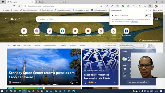 Conhecendo o navegardor Microsoft EDGE #parte01 смотреть онлайн