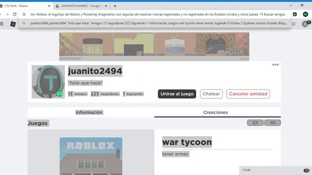 15 Perfil Roblox Google Chrome 2020 05 11 15 00 06 смотреть онлайн