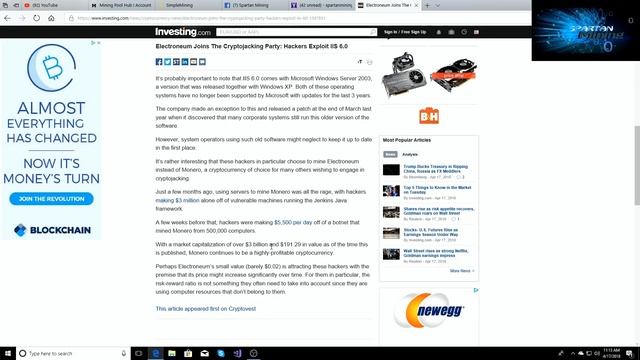 Electroneum Has Been CryptoJacked! | April 2018 Electroneum News | Payouts are BACK! смотреть онлайн