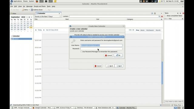Synching Google Calendar with Thunderbird Lightning смотреть онлайн