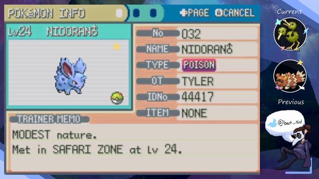 (LIVE) FULL ODDS Shiny Nidoran Male in Pokemon FireRed [Safari Week 2021] смотреть онлайн