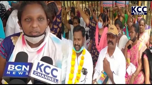 COVID WARRIORS DHARNA # 3DAY AT COLLECTORATE ||20-3-21 KCC NEWS|| смотреть онлайн
