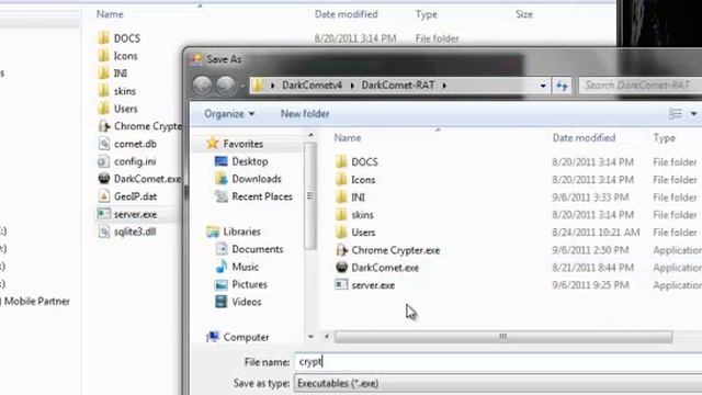 DarkComet 4.0 Settings - Chrome Crypter смотреть онлайн