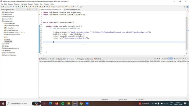 How to use WebDriver Manager to initiate browser in Selenium WebDriver (Hindi) смотреть онлайн