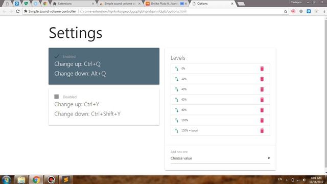Volume controller for chromium based web browsers смотреть онлайн