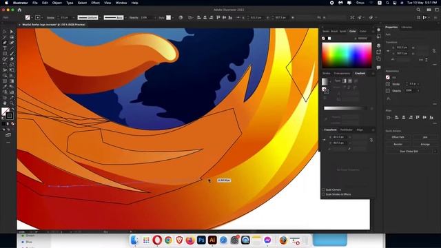 Design Mozila Firefox Logo in Adobe Illustrator! (Speed art) смотреть онлайн