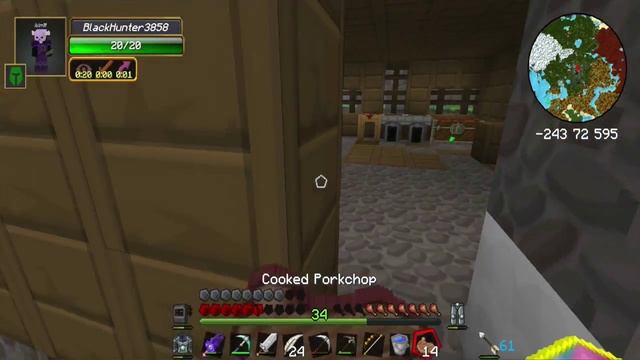 Geiles Equip und Wiederaufbau des Dorfes / Minecraft Brave #9 смотреть онлайн