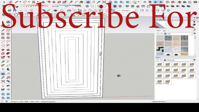 How to make a door in sketchup смотреть онлайн
