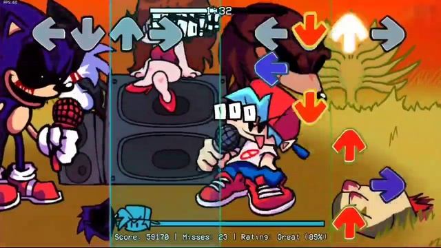 SONIC.EXE TOO SLOW ENCORE (RE-CHART) FNF ANDROID GAMEPLAY! смотреть онлайн