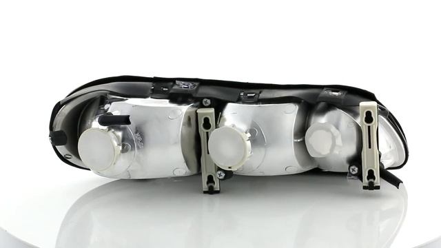 DNA Motoring 04-06 Chevy Classic | 97-03 Chevy Malibu Chrome Clear Headlights смотреть онлайн