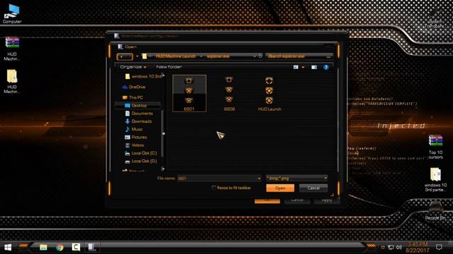 Windows 10 theme HUD Launch смотреть онлайн