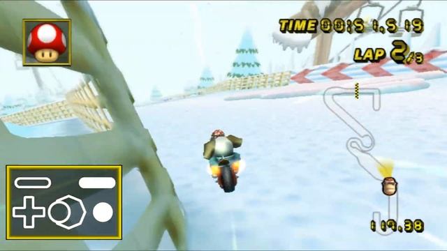【MKW WR】DK Snowboard Cross - 1:45.210 - Blake смотреть онлайн