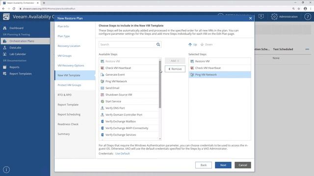P7 - Veeam Availability Orchestrator - VAO DR Restore Plan смотреть онлайн