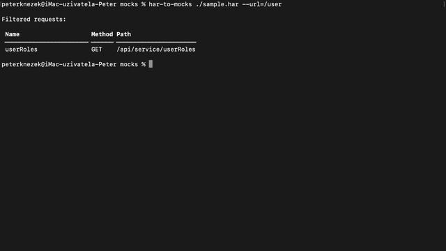 Extract mocks from Chrome and create mocks for fake server with har-to-mocks@1.1.1 смотреть онлайн