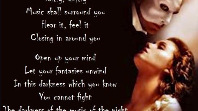 Music of the night - Phantom of the Opera - Instrumental Karaoke смотреть онлайн