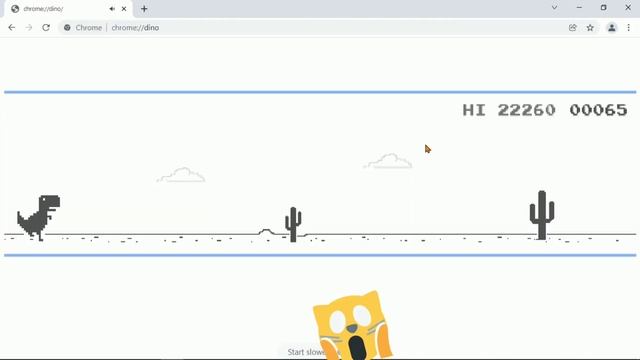 Dinosaur Game || immortal T-Rex funny meme || Chrome Dino offline смотреть онлайн