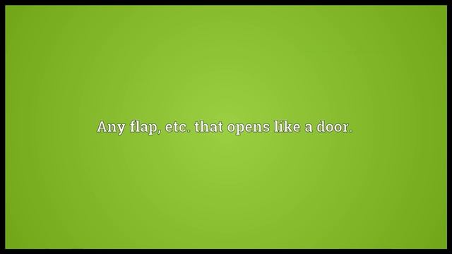 door meaning in English смотреть онлайн