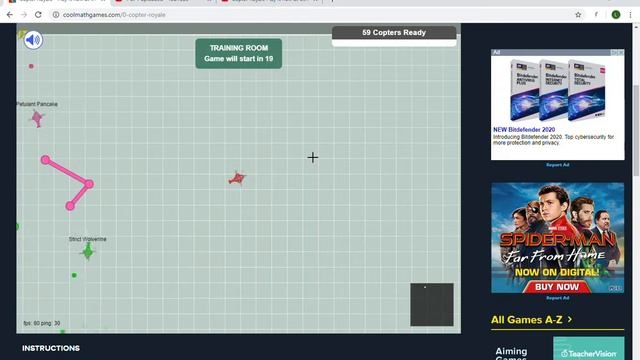 Copter Royale Play it now at CoolmathGames com Google Chrome 2019 09 21 17 51 18 смотреть онлайн