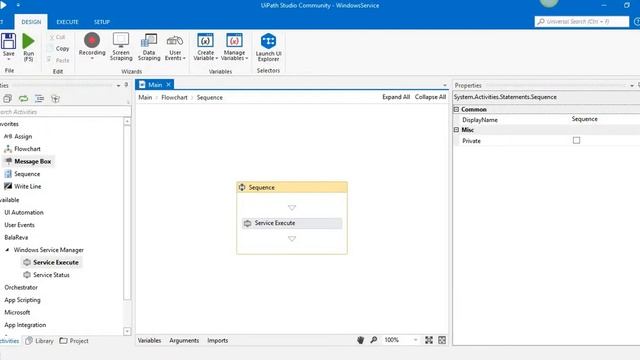 UiPath Windows Service Activity смотреть онлайн