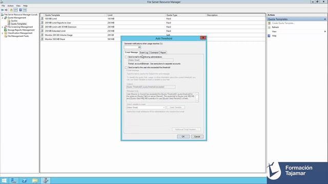 Configurar cuotas en una carpeta usando FSRM смотреть онлайн