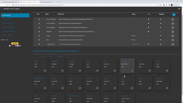 Chrome Extension Multiple Search Engines смотреть онлайн