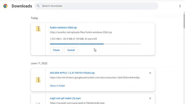 Downloading Friday Night Funkin game in PC Win 10 from Google Chrome смотреть онлайн
