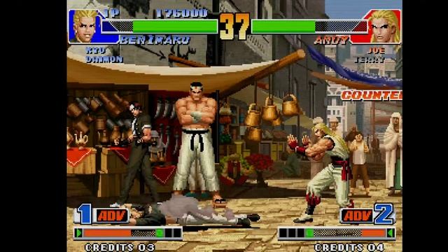The King of Fighters 98 the slugfest NEOGEO AES | MVS - Retroarch Android emulator смотреть онлайн