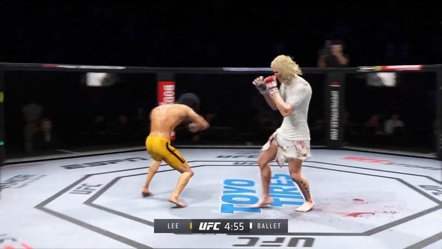 UFC4 Bruce Lee vs Lady Ballet EA Sports UFC 4 смотреть онлайн