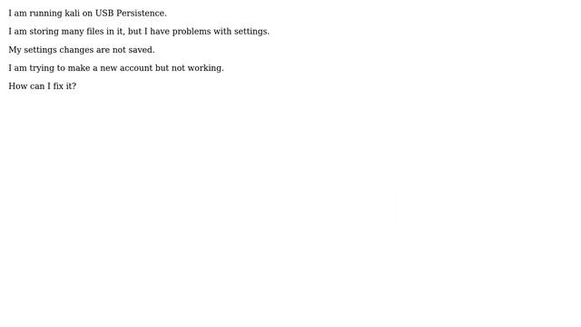 Kali Linux Persistence won't work смотреть онлайн