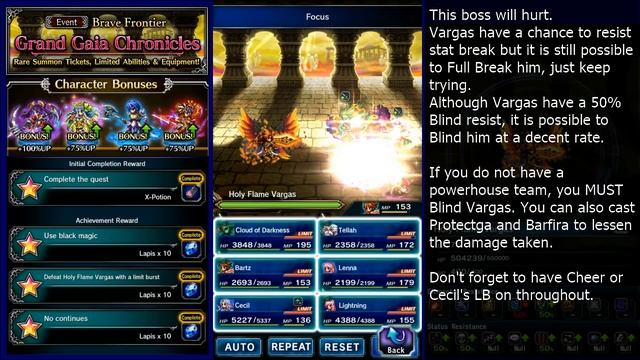 FF Brave Exvius | Grand Gaia Chronicles - A Champion Ablaze смотреть онлайн