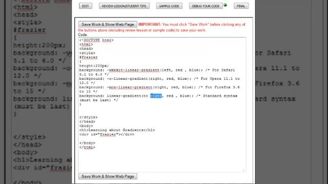 HTML 101 for Kids - CSS Linear Gradients смотреть онлайн