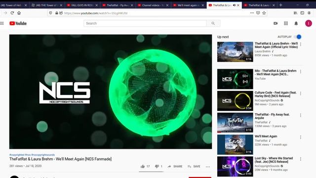 TheFatRat & Laura Brehm We'll Meet Again NCS Fanmade YouTube Mozilla Firefox 2020 09 03 14 12 смотреть онлайн