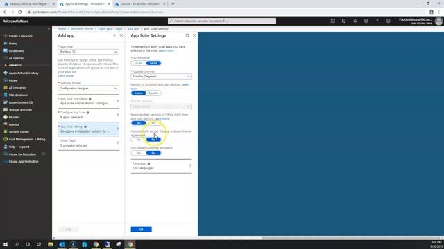 Client apps Apps Deploy Office 365 Windows 10 - Microsoft Intune Training Series video No#96 смотреть онлайн