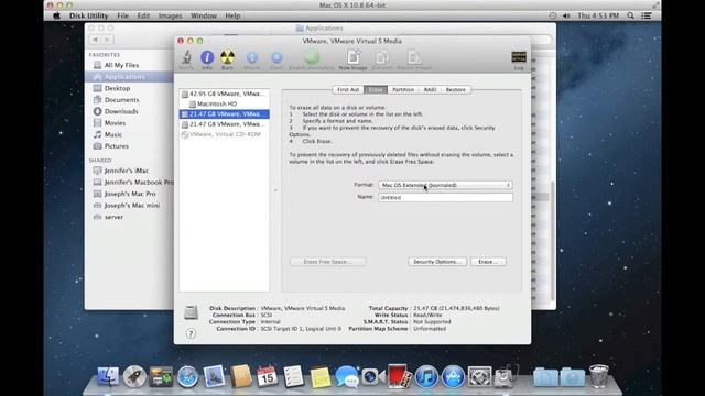 OS X - Format a Disk смотреть онлайн