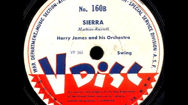 V-Disc 160 Harry James, Buddy Moreno смотреть онлайн