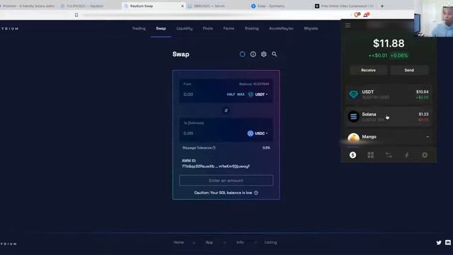 How to use Serm (SRM) & Raydium (RAY) dex on Solana смотреть онлайн